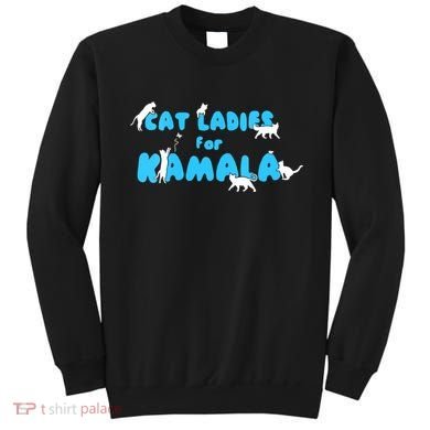Cat Ladies For Kamala Sweatshirt