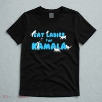 Cat Ladies For Kamala T-Shirt thumb 5