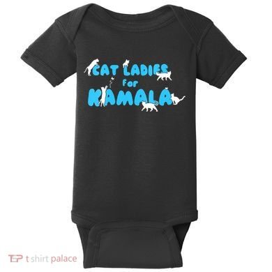 Cat Ladies For Kamala Baby Bodysuit