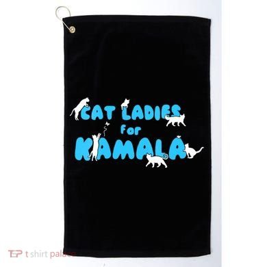 Cat Ladies For Kamala Golf Towel