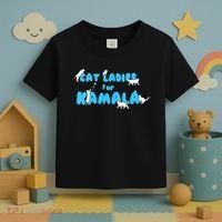 Cat Ladies For Kamala Toddler T-Shirt thumb 3
