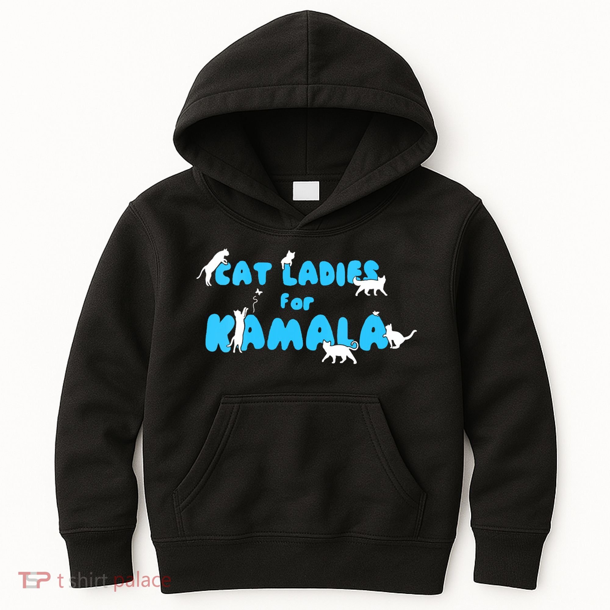 Cat Ladies For Kamala Kids Hoodie
