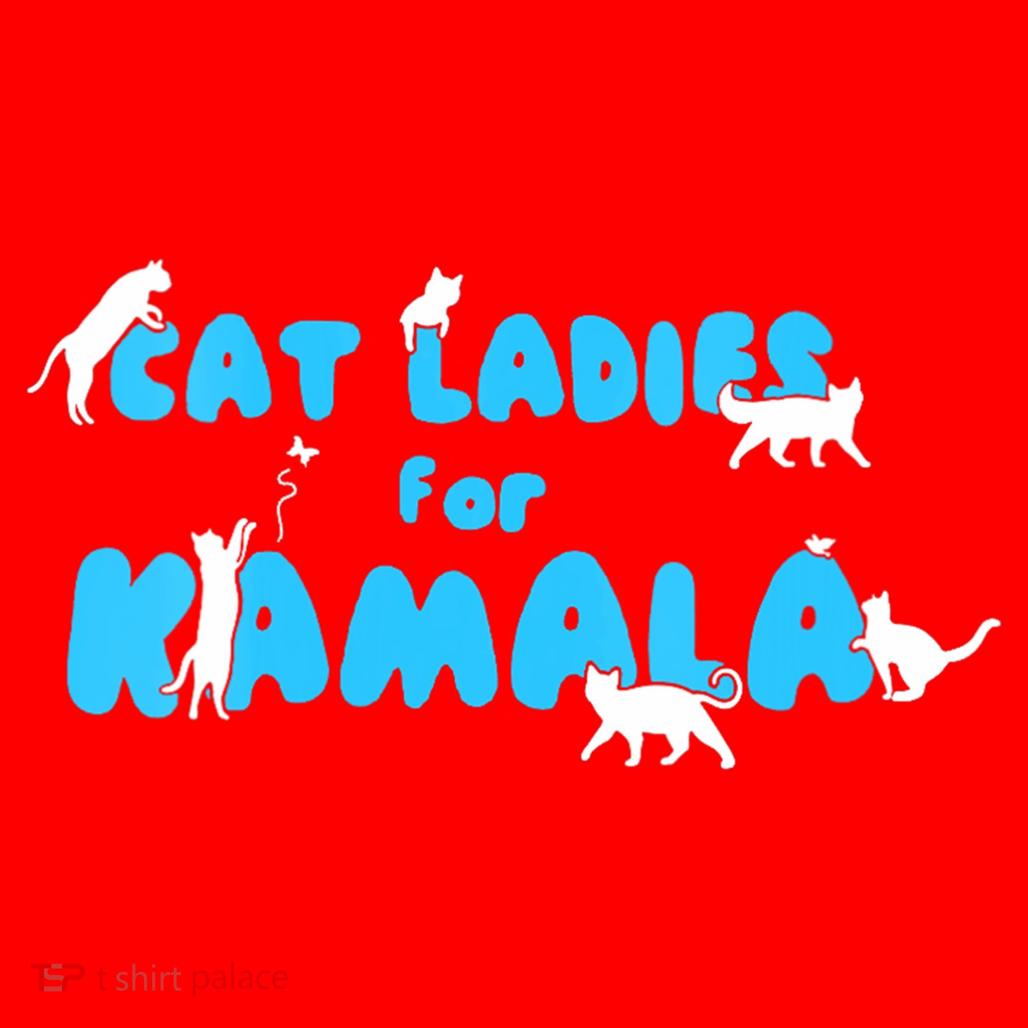 Cat Ladies For Kamala Santa Hat