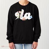 Comma La Floral Kamala Harris President 2024 Women's Sweatshirt thumb 0