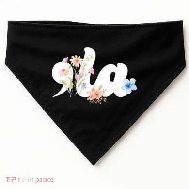 Comma La Floral Kamala Harris President 2024 USA-Made Doggie Bandana