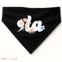 Comma La Floral Kamala Harris President 2024 USA-Made Doggie Bandana thumb 0