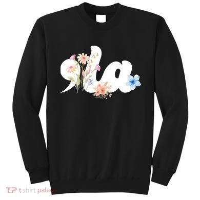 Comma La Floral Kamala Harris President 2024 Sweatshirt