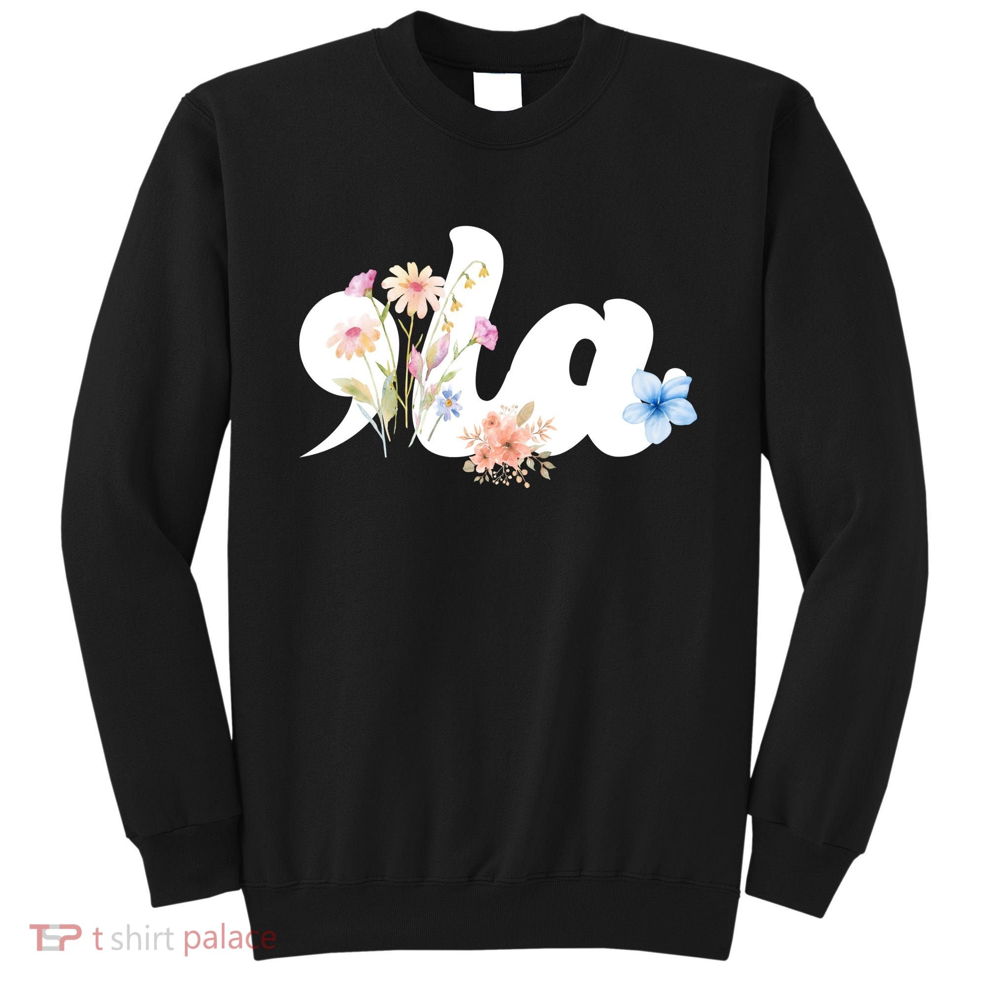 Comma La Floral Kamala Harris President 2024 Sweatshirt