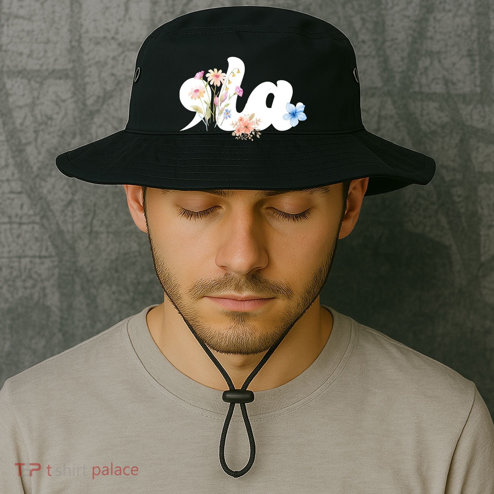 Comma La Floral Kamala Harris President 2024 Bucket Hat