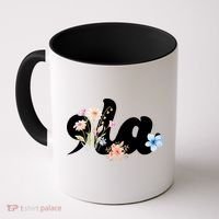 Comma La Floral Kamala Harris President 2024 Coffee Mug thumb 0