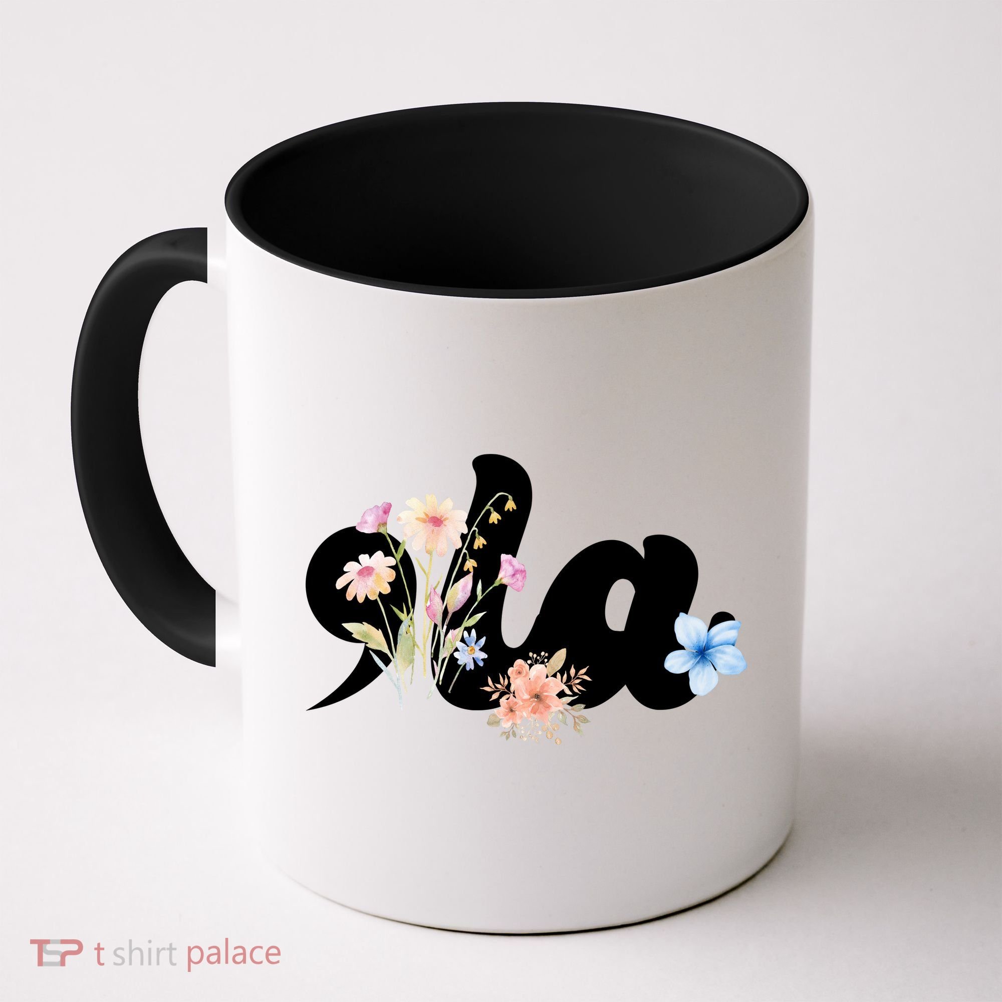 Comma La Floral Kamala Harris President 2024 Coffee Mug