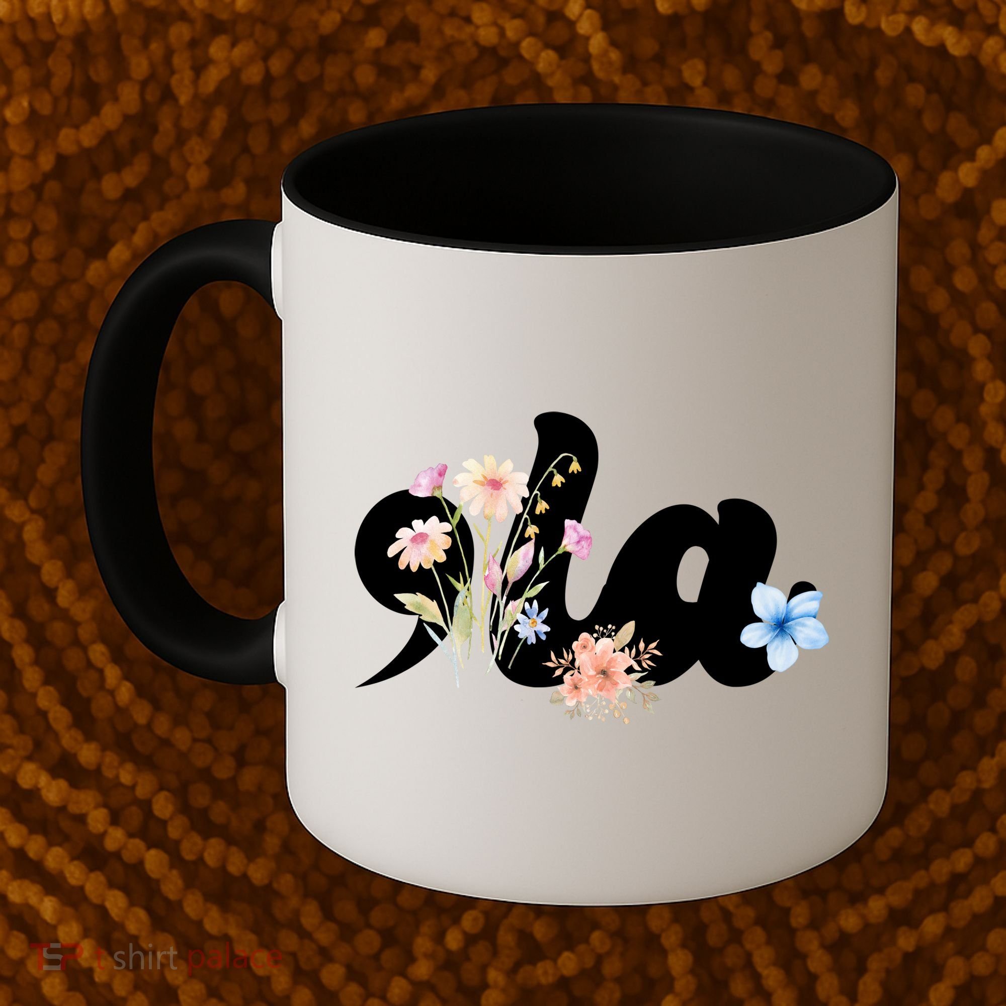 Comma La Floral Kamala Harris President 2024 Coffee Mug