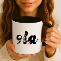 Comma La Floral Kamala Harris President 2024 Coffee Mug thumb 3