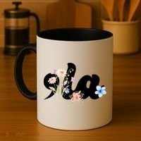 Comma La Floral Kamala Harris President 2024 Coffee Mug thumb 4
