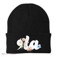 Comma La Floral Kamala Harris President 2024 Beanie thumb 0