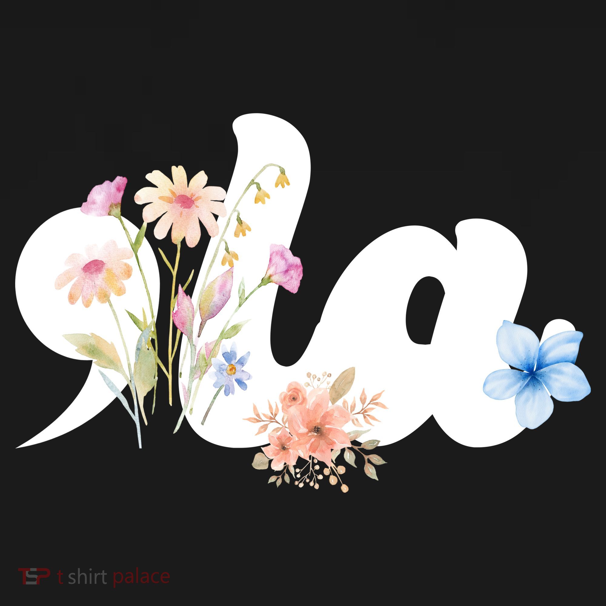 Comma La Floral Kamala Harris President 2024 Polo