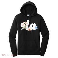 Comma La Floral Kamala Harris President 2024 Women's Hoodie thumb 0