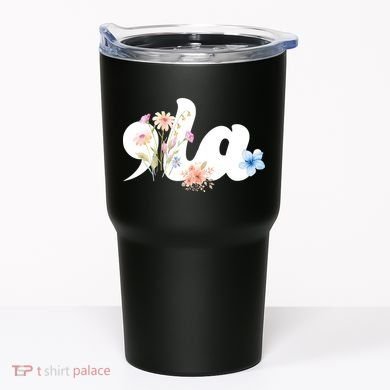 Comma La Floral Kamala Harris President 2024 Tumbler