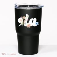 Comma La Floral Kamala Harris President 2024 Tumbler thumb 0