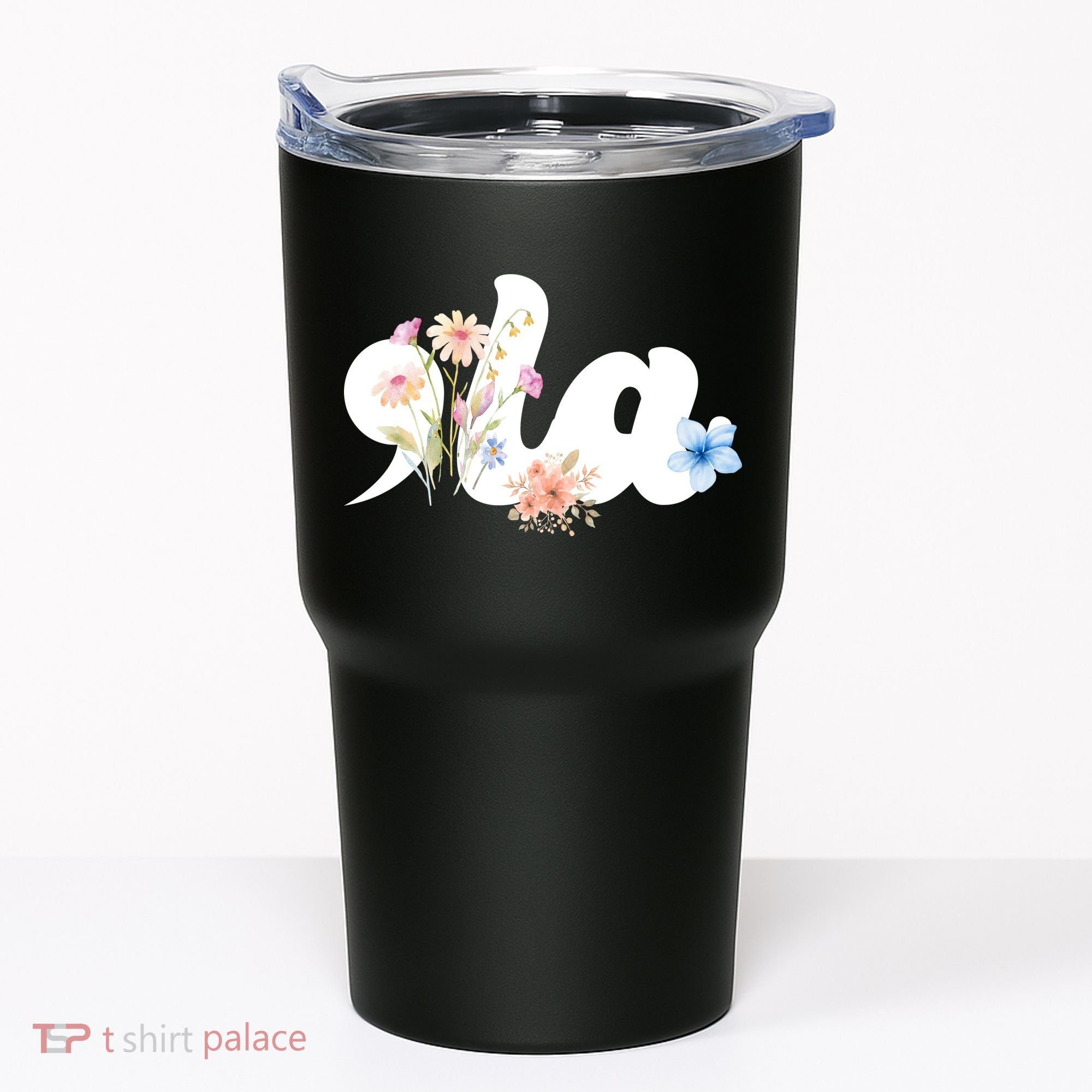 Comma La Floral Kamala Harris President 2024 Tumbler