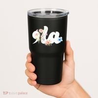 Comma La Floral Kamala Harris President 2024 Tumbler thumb 2