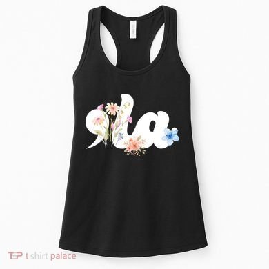 Comma La Floral Kamala Harris President 2024 Women's Tank Top