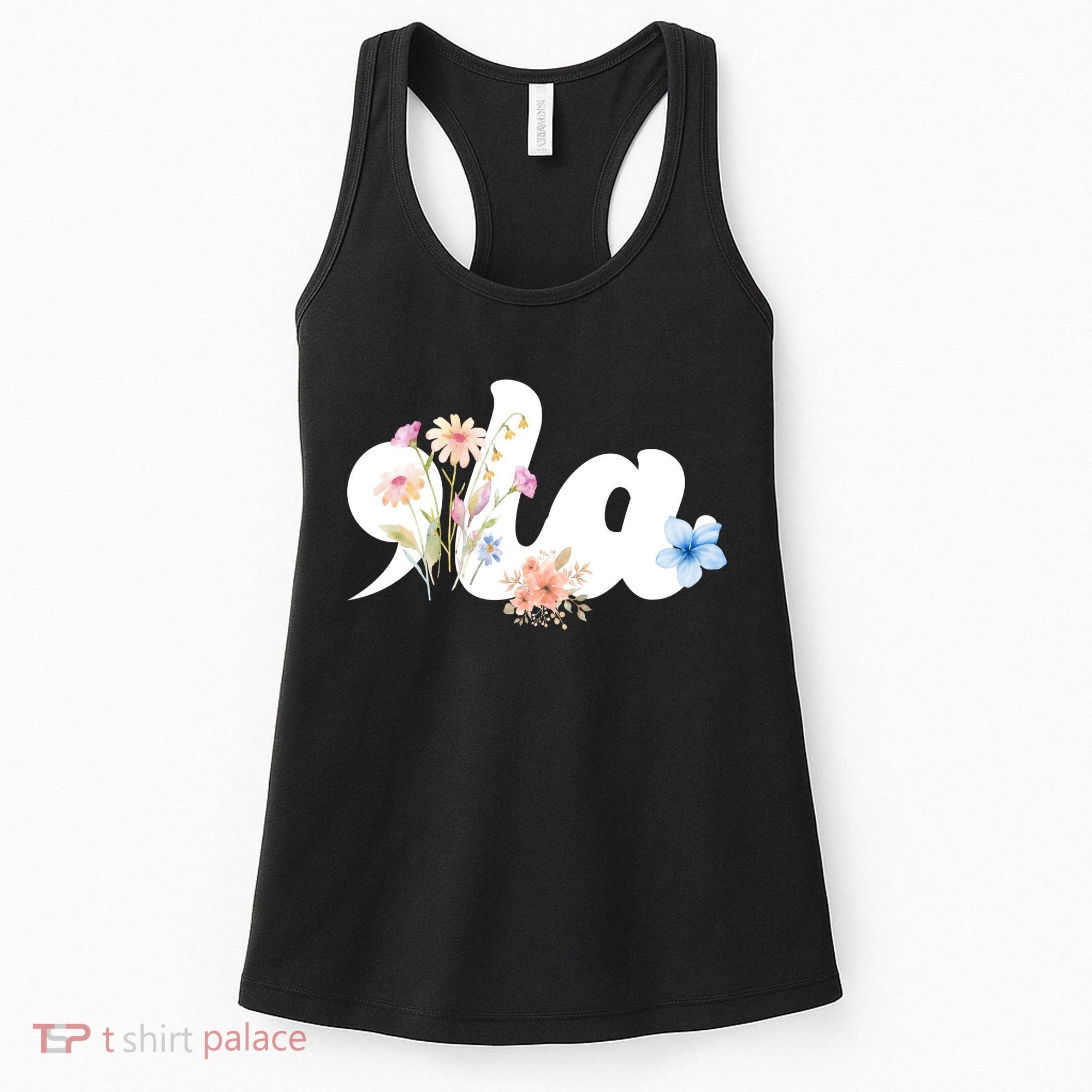 Comma La Floral Kamala Harris President 2024 Women's Tank Top