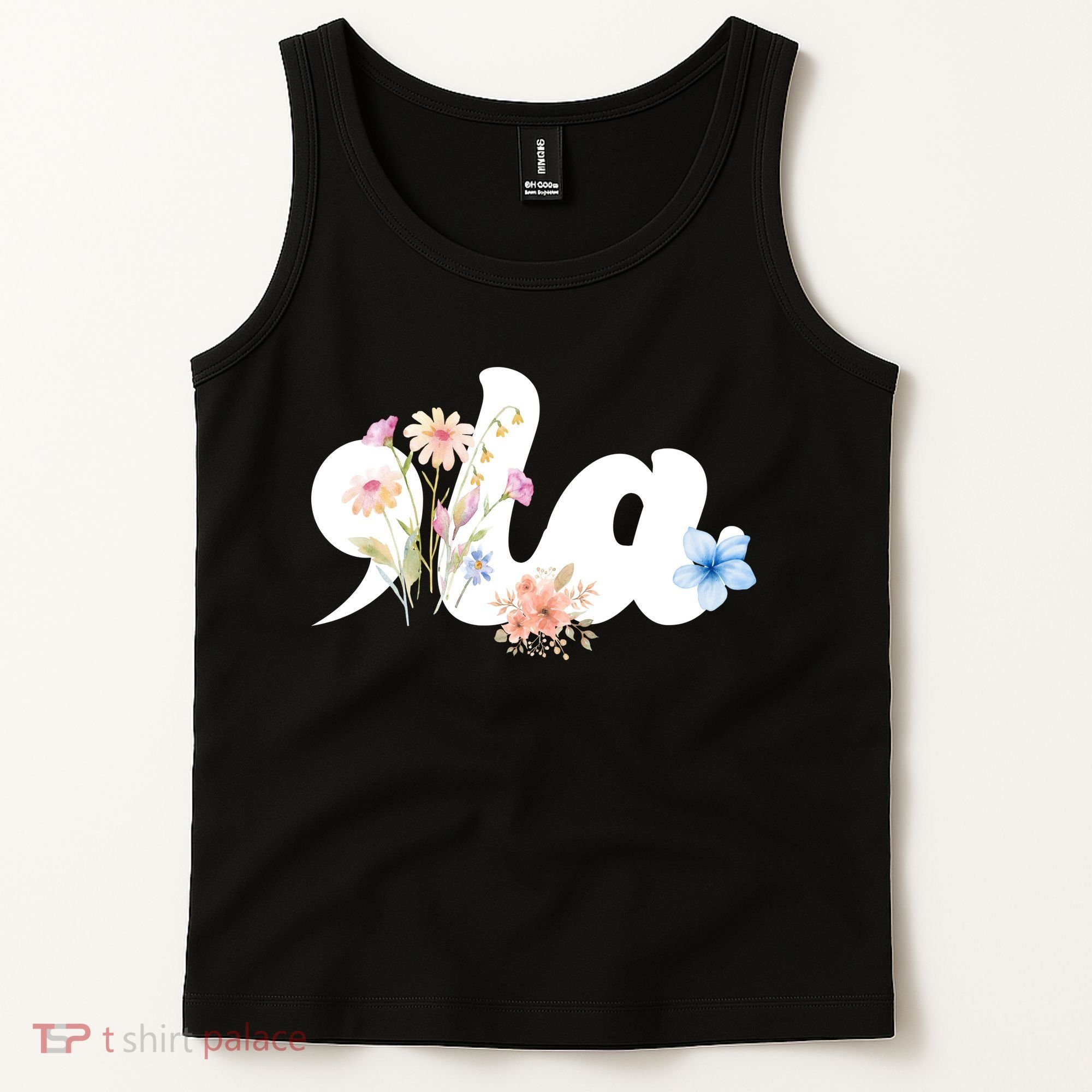 Comma La Floral Kamala Harris President 2024 Tank Top