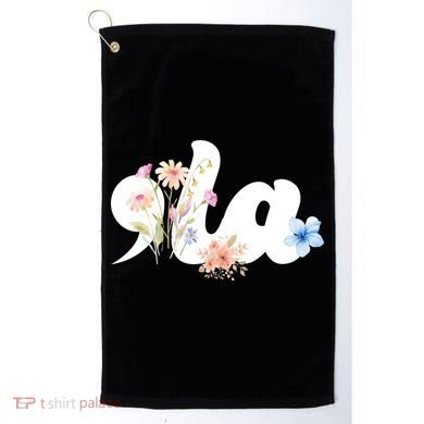 Comma La Floral Kamala Harris President 2024 Golf Towel