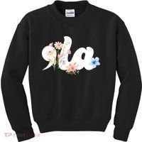 Comma La Floral Kamala Harris President 2024 Kids Sweatshirt thumb 0