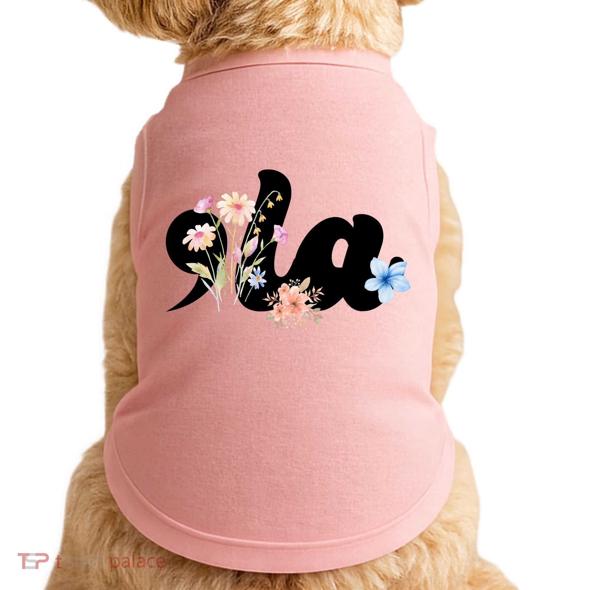 Comma La Floral Kamala Harris President 2024 Doggie Tank