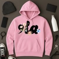 Comma La Floral Kamala Harris President 2024 Hoodie thumb 3
