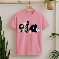 Comma La Floral Kamala Harris President 2024 T-Shirt thumb 2