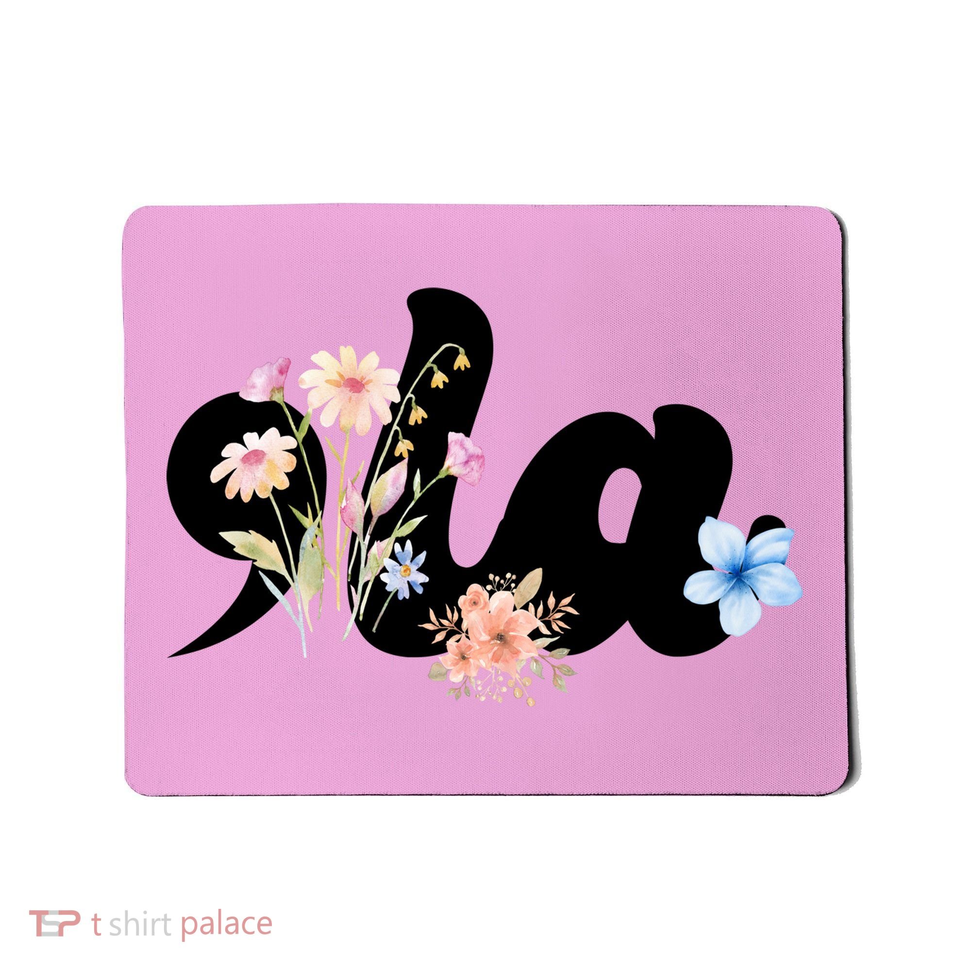 Comma La Floral Kamala Harris President 2024 Mousepad