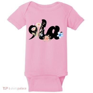 Comma La Floral Kamala Harris President 2024 Baby Bodysuit