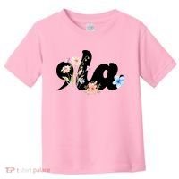 Comma La Floral Kamala Harris President 2024 Toddler T-Shirt thumb 0