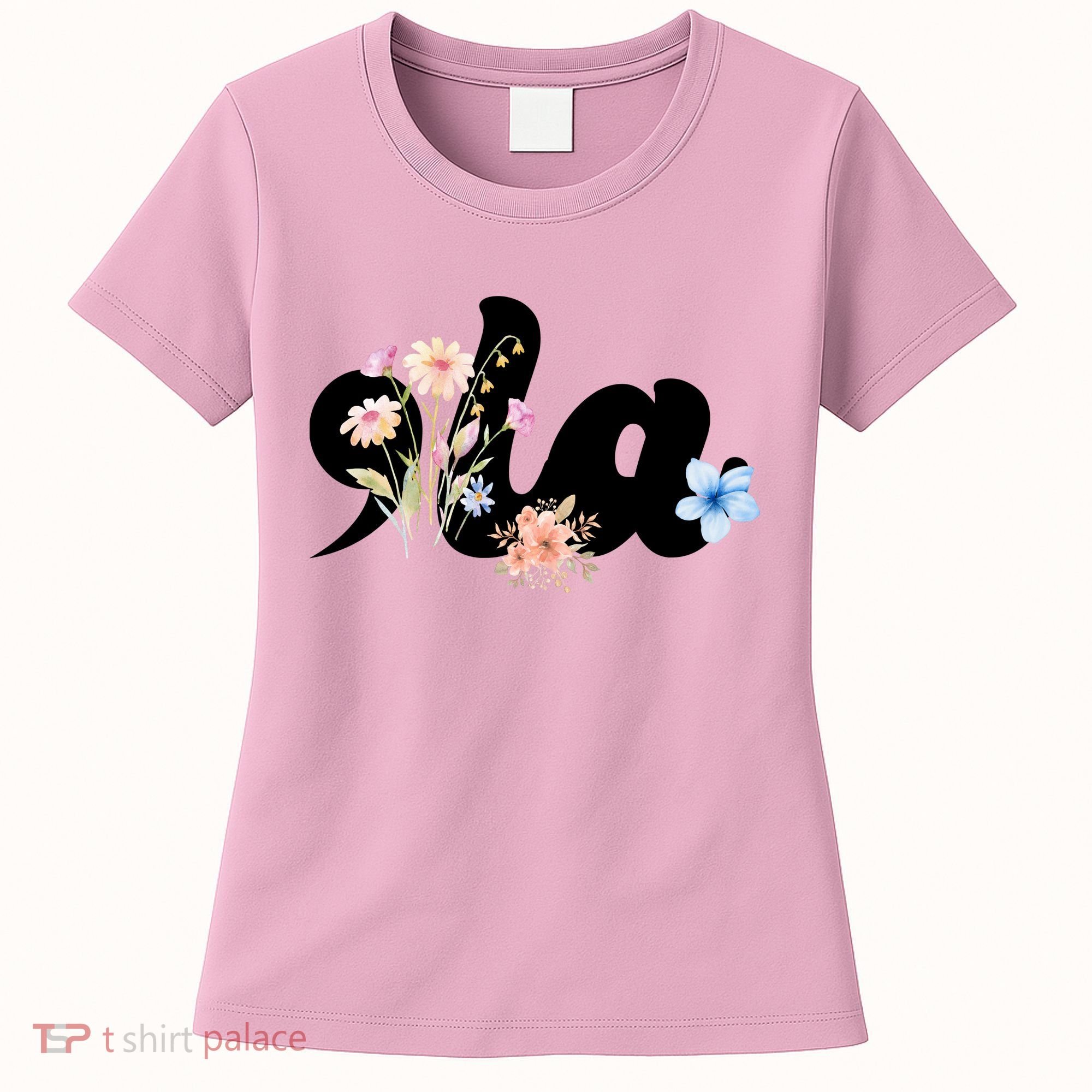 Comma La Floral Kamala Harris President 2024 Women's T-Shirt