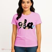 Comma La Floral Kamala Harris President 2024 Women's T-Shirt thumb 4