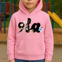 Comma La Floral Kamala Harris President 2024 Kids Hoodie thumb 2