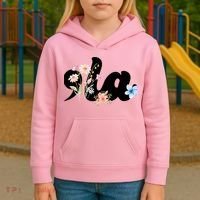 Comma La Floral Kamala Harris President 2024 Kids Hoodie thumb 3