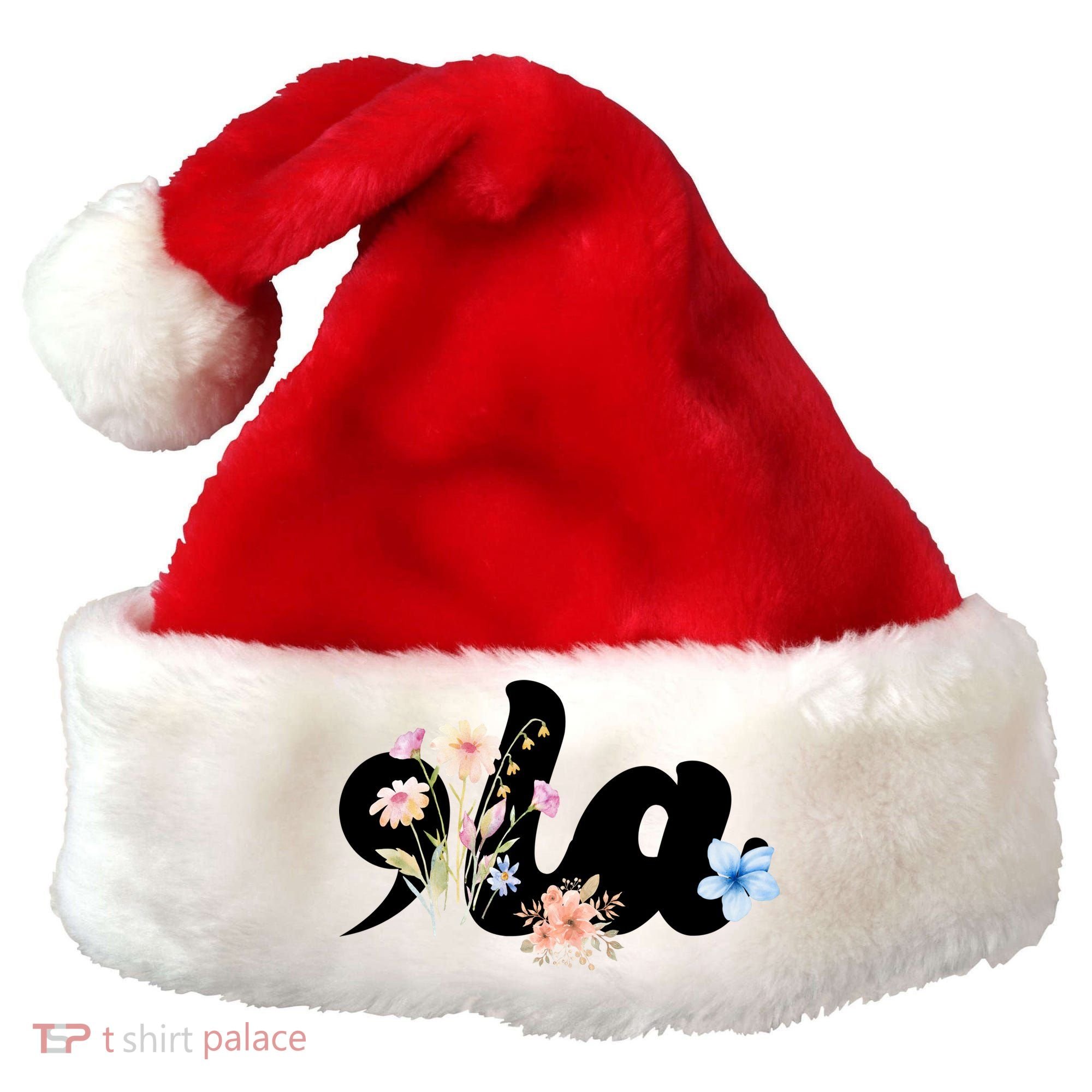 Comma La Floral Kamala Harris President 2024 Santa Hat