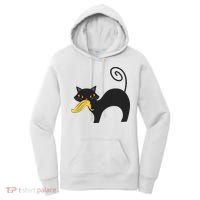 Cat Ladies For Kamala Harris Anti Trump Feminist Women's Hoodie thumb 0