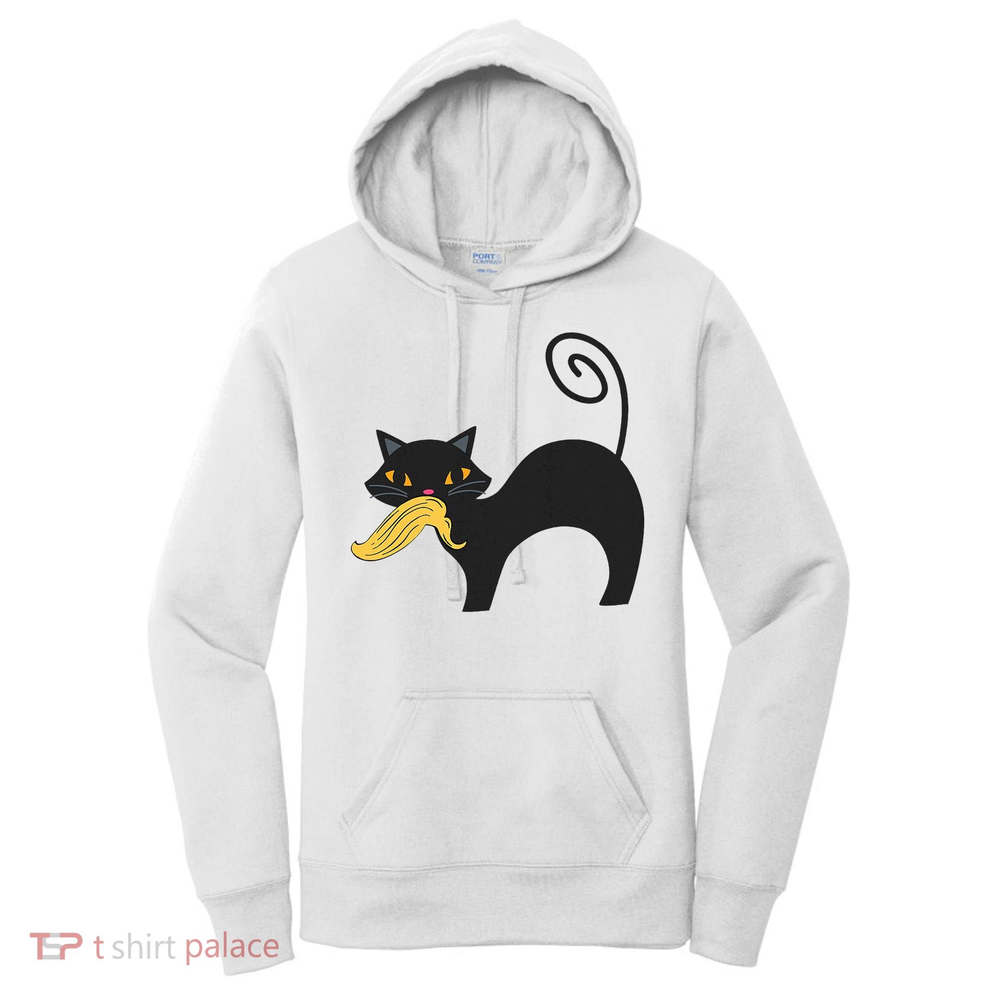 Cat Ladies For Kamala Harris Anti Trump Feminist Women's Hoodie