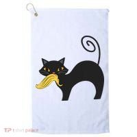 Cat Ladies For Kamala Harris Anti Trump Feminist Golf Towel thumb 0