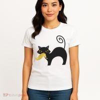 Cat Ladies For Kamala Harris Anti Trump Feminist Women's T-Shirt thumb 4