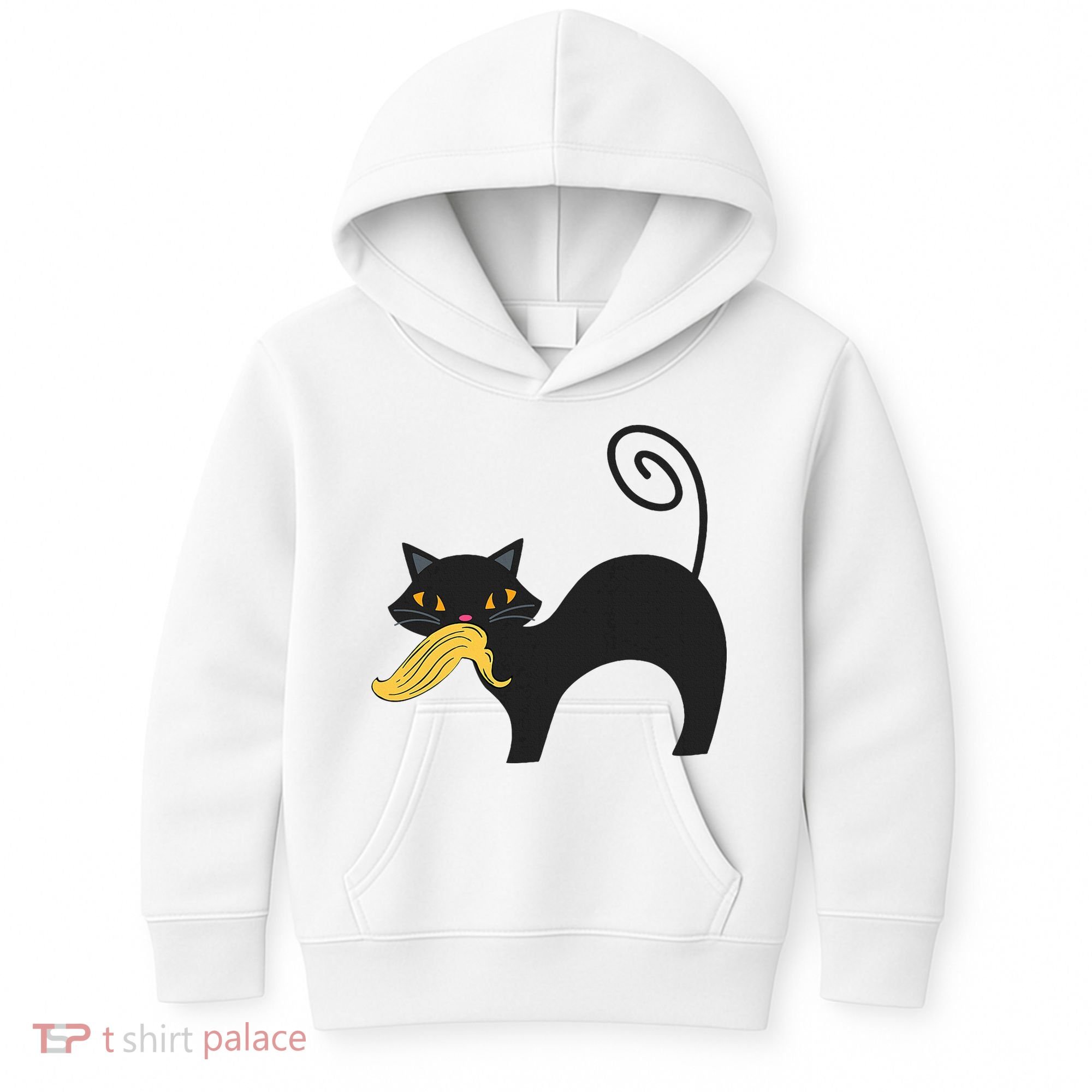 Cat Ladies For Kamala Harris Anti Trump Feminist Kids Hoodie