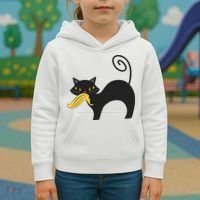 Cat Ladies For Kamala Harris Anti Trump Feminist Kids Hoodie thumb 3