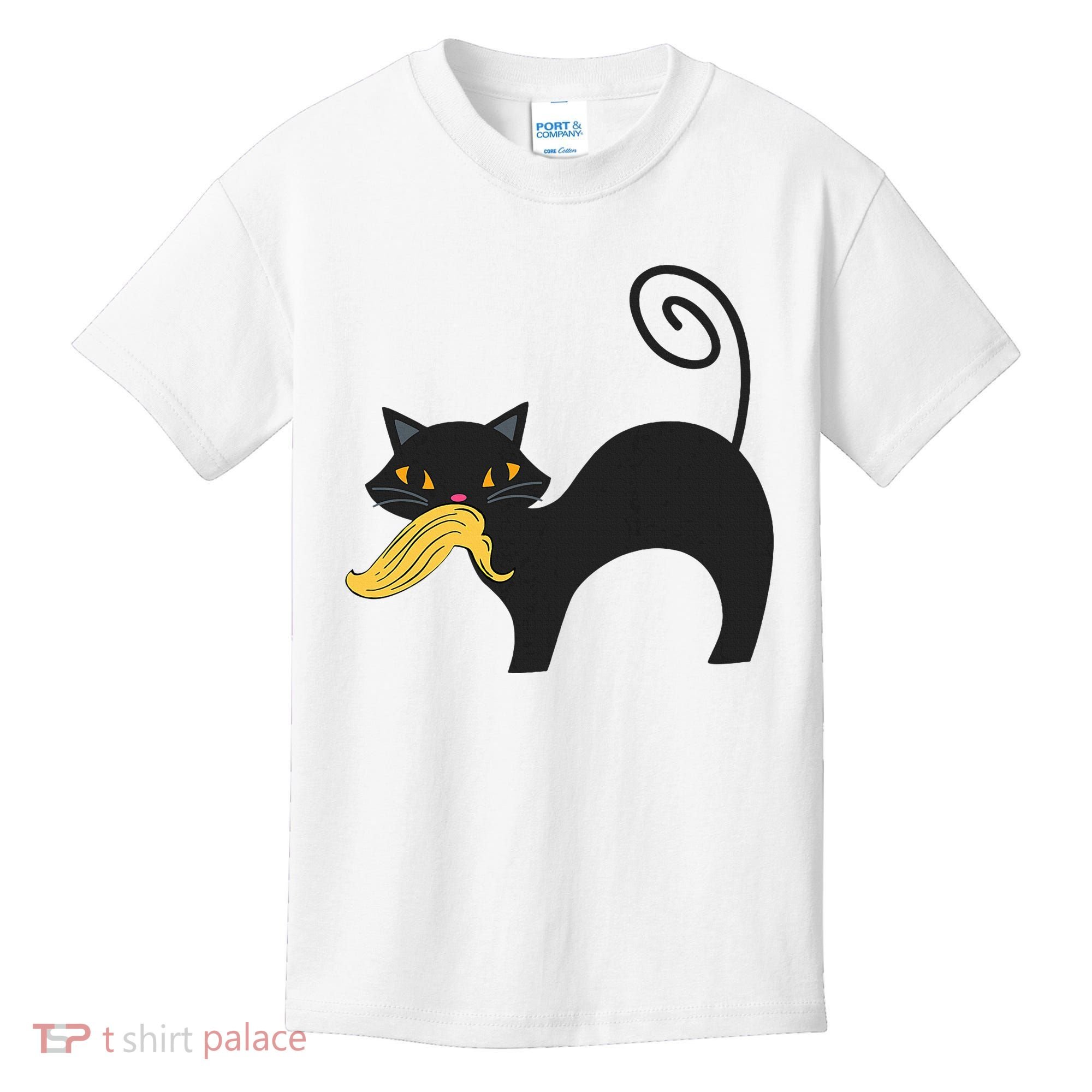 Cat Ladies For Kamala Harris Anti Trump Feminist Kids T-Shirt