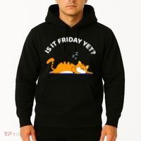 Cat Lover Funny Sleepy Cat Is It Friday Yet Cat Nap Hoodie thumb 2