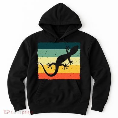 Cool Lizard For  Vintage Crested Leopard Gecko Hoodie